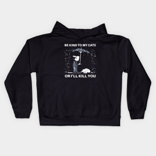 Be kind to my cats Kids Hoodie